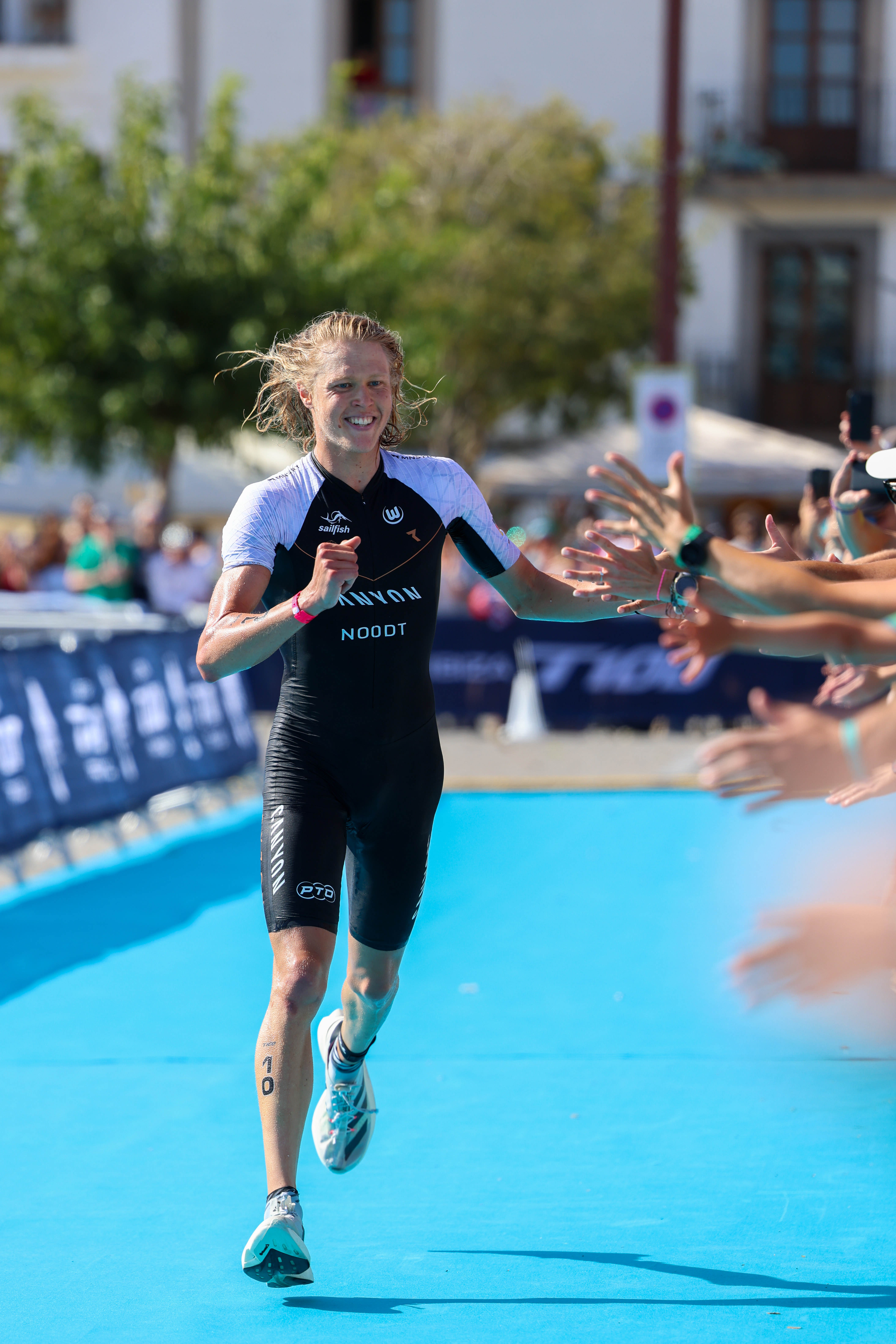 Bild von Mika Noodt beim Triathlon