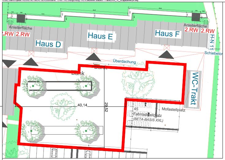 Lageplan Schulhof THG