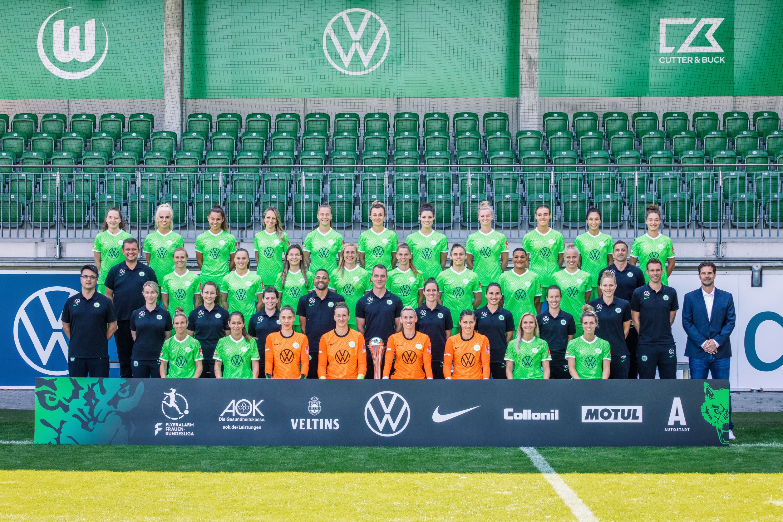 Mannschaftsfoto des VFL Wolfsburg